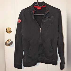 Vintage Ducati Motorcycle Riding Jacket Women's XS Black